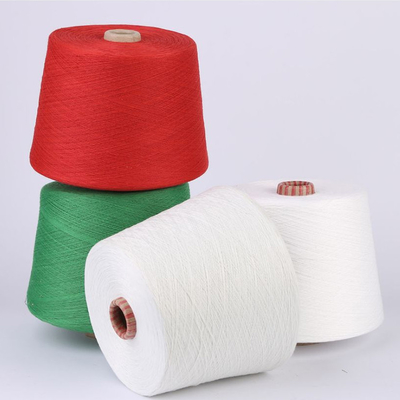 21S Free Samples 100% Ring Spun Polyester Knitting Yarn For Garment Fabric