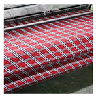 Dyed Flannel 100 Polyester Filament Check Yarn Uniform Giguam Fabric With Construction