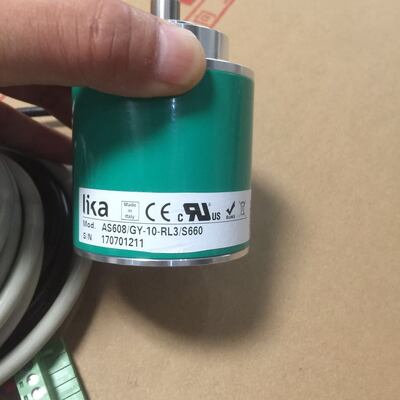 Lika AS608/GY-10-RL3/S660 Absolute Shaft Encoder Made in Italy High-Precision Encoder for FAST/Smit Textile Looms