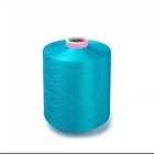 Dope Dyed DTY 100% Polyester Yarn High Uniformity For Carpet and Lable