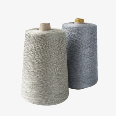 Dyed GOTS Organic Recycled Cotton Yarn 100% Cotton Ring Spun For Knitting