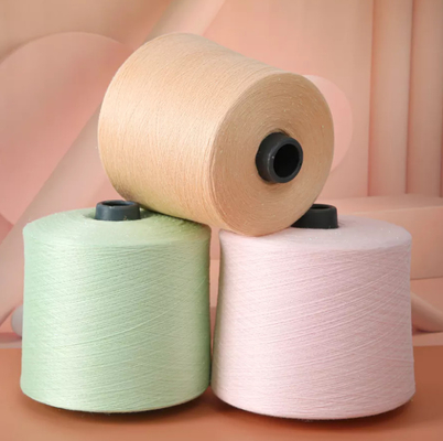 47% Viscose 26% Polyester Core Spun Yarn Nylon Thread Glitter Anti Pilling